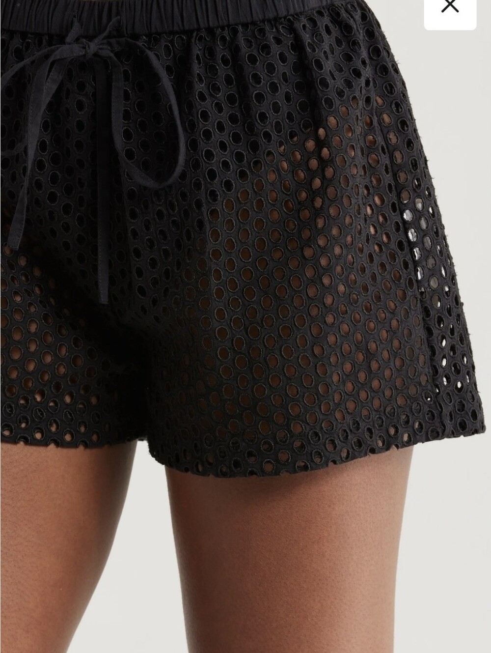 Solid & Striped Black The Nancy Short Size XL NWT $158